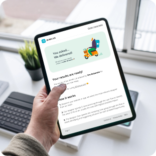 We prepare and share a detailed UX report with you in 48 hours